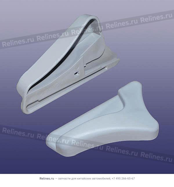 Recliner handle-fr seat RH - A21-BJ***014CP