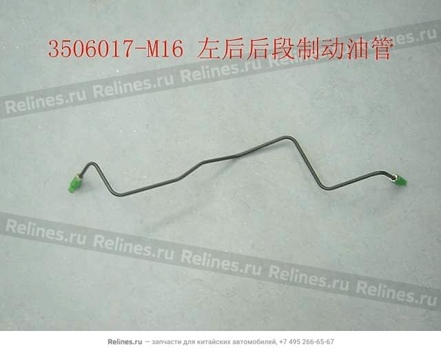 RR section-rr brake line LH(ABS) - 3506***M16