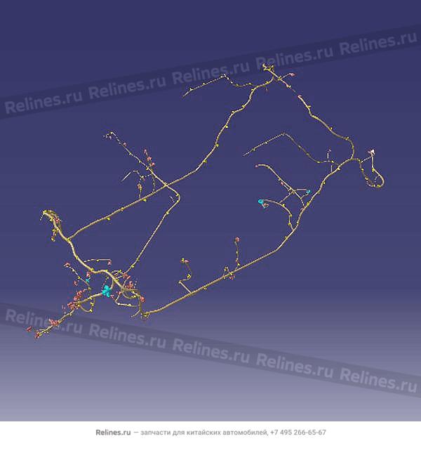 Wiring harness-floor - T15-4***50BB