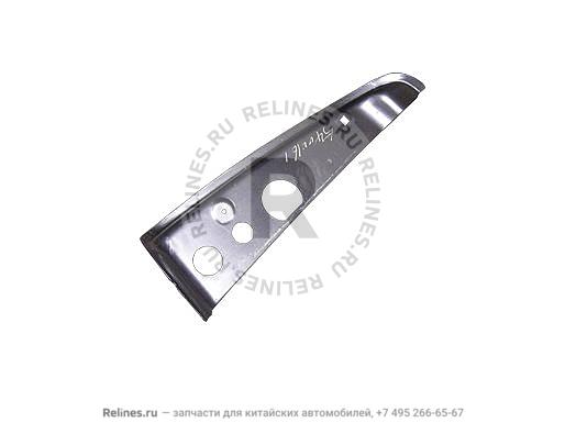 Installation plate-rr LH lamp