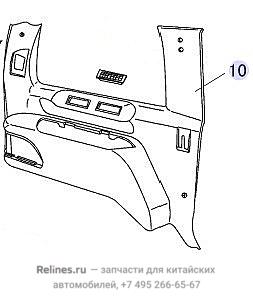 RR side Wall trim panel assy RH