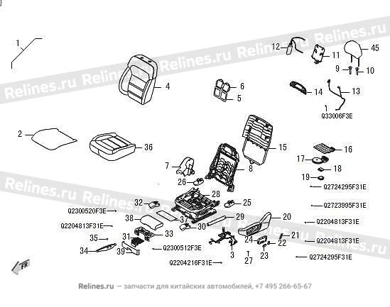 Driver seat assy