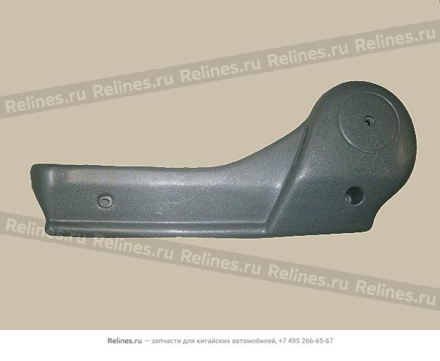 Tilt adj cover-fr seat LH(gray) - 680401***0-1214