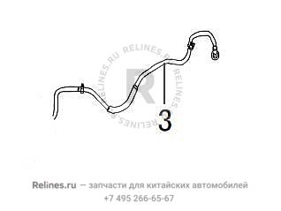 Water drainage pipe sub-assy,sunroof,RR