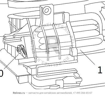 Blower LH housing - 81040***24BA