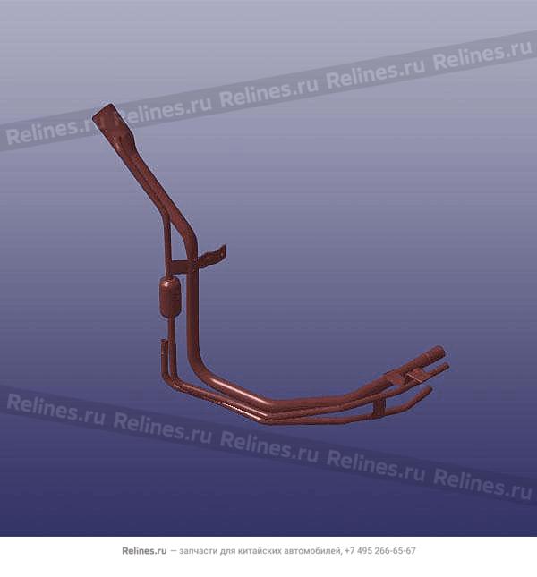 Трубка топливная заливная в сборе T18/T1A/T1D