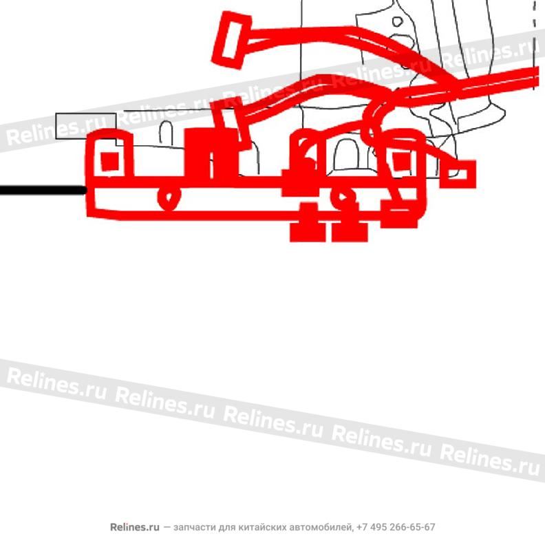 Harn brkt-engine compartment LH - 40160***46XA