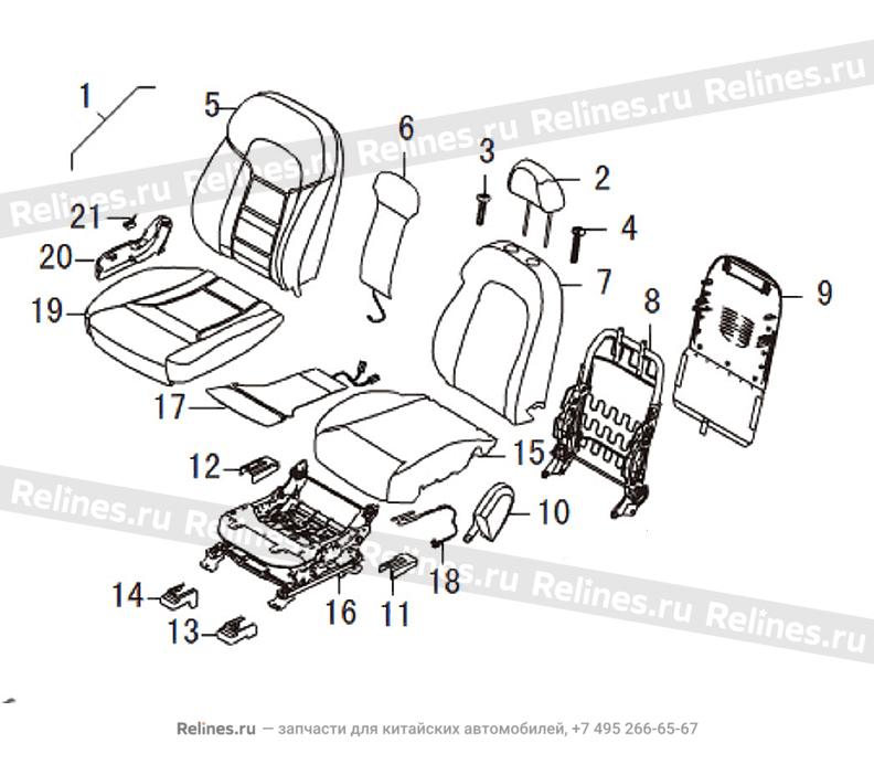 FR seat - 690010***08AE3