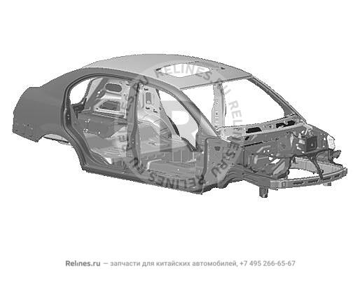 Frame assy -bare body - S21-5***10-DY