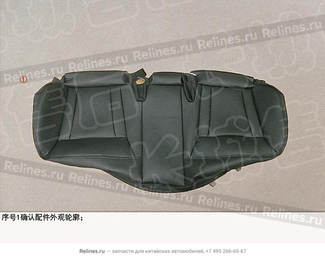 RR seat cushion cover assy