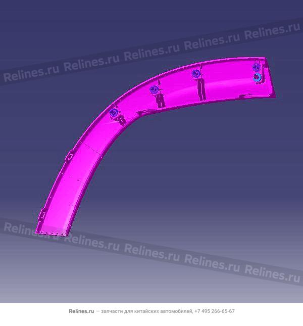 Накладка арки задней левой