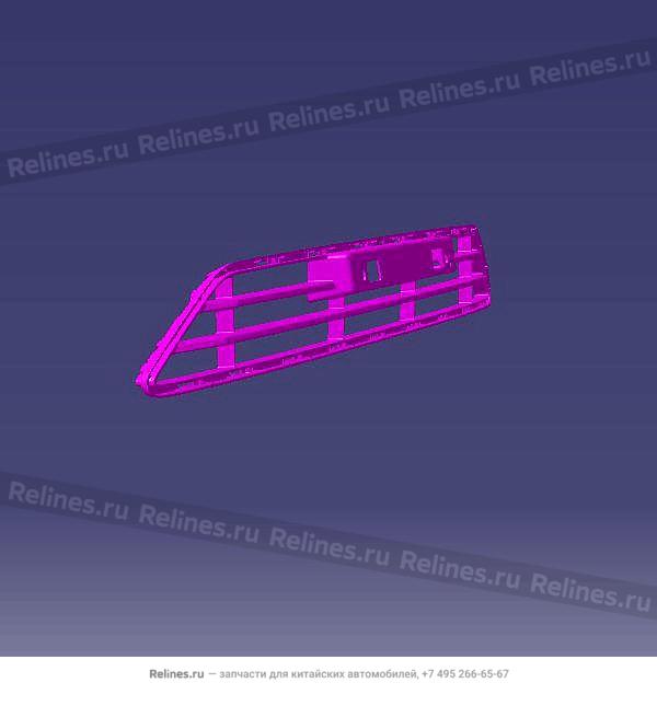 Решётка переднего бампера нижняя