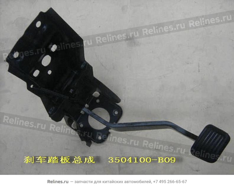 Brake pedal assy