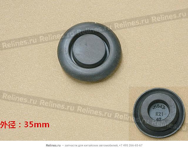 Rub plug-fr/RR floor RR wheel cover - 09***21