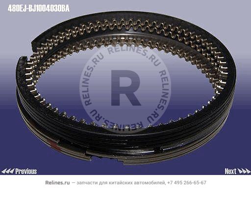 Кольца поршневые ЕВРО-3 (комплект, +0,25) - 480EJ-B***4030BA