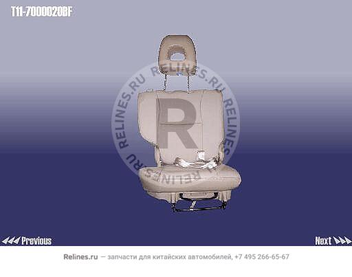 Seat assy - RR row RH