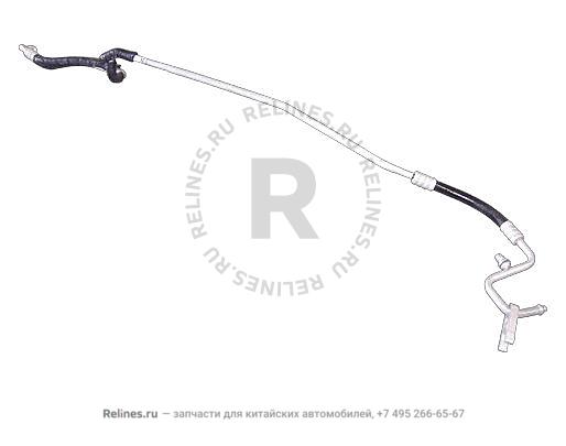 Pipeline assy - condenser & evaporator