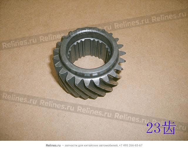 Шестерня КПП 4/4 5-й передачи вторичного вала дизель (23 зуба)