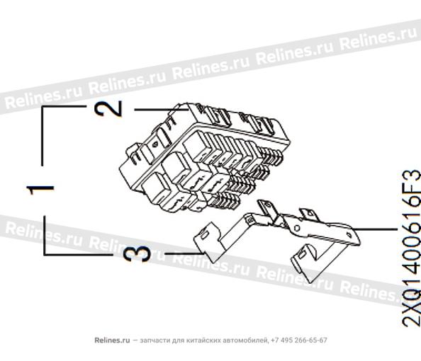 Fuse block assy no.1 - 37221***08XB