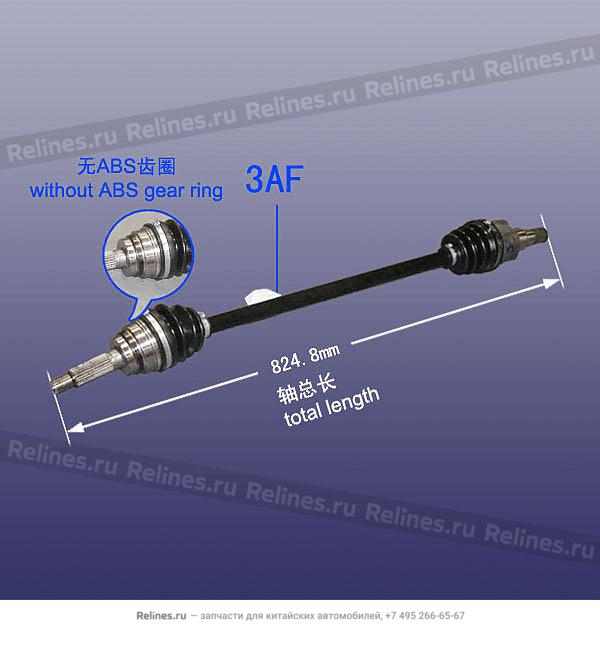 RH propeller shaft - S11-3A***3020HB