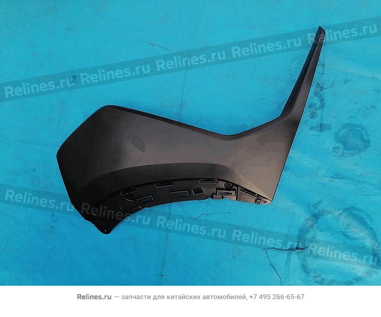 Панель бампера переднего угловая правая - 601***700