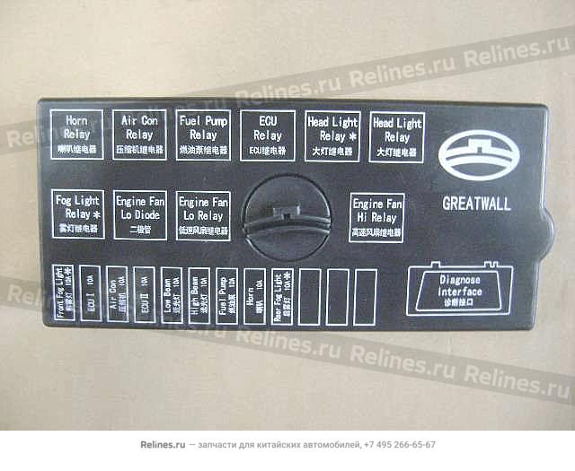 Fuse block cover no.2 - 37222***07-E1