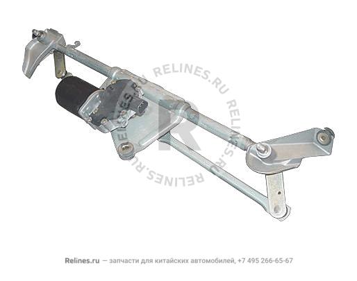 Мотор стеклоочистителя с трапецией в сборе