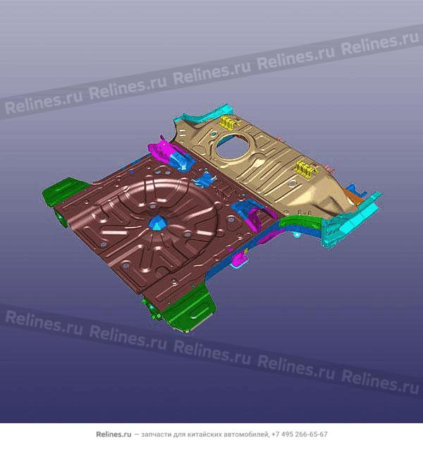 Часть пола задняя - 50100***AADYJ