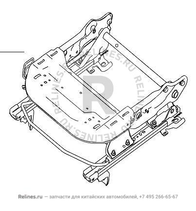 Skeleton assy,FR passenger seat cushion - 69012***V11A