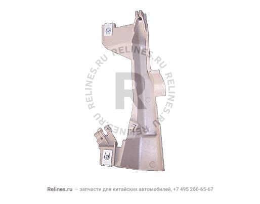 Anti-theft protecting plate-fr door RH