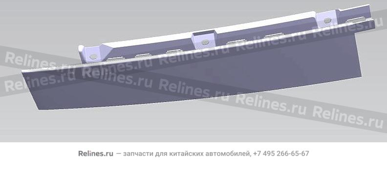 Накладка декоративная стойки задней двери наружная левая