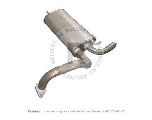 Глушитель задняя часть