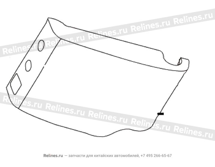 RR seat backrest foam assy RH - 70052***Z08A