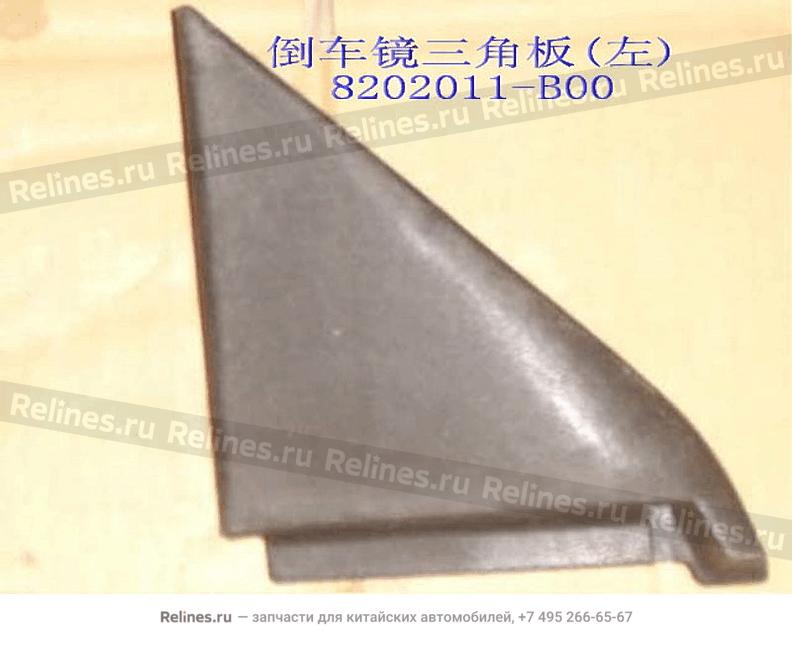 Triangular panel-door mirror LH - 8202***B00