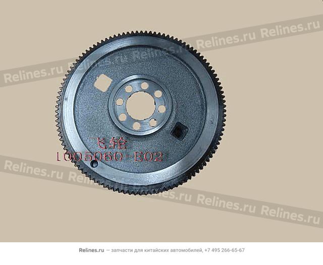 Flywheel and gear ring assy - 1005***E02