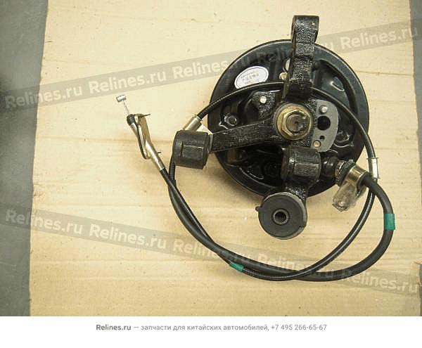 Rear left brake assy.