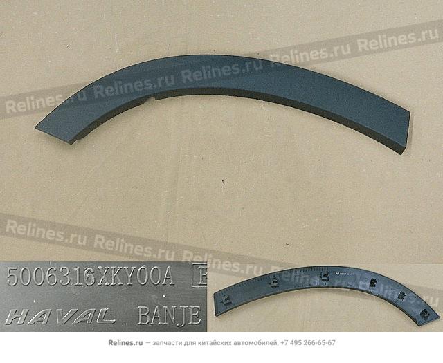 Trim panel body-rr fender flares RH - 50063***Y00A