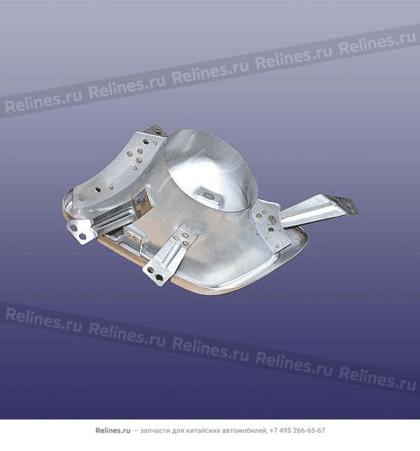 Рамка отверстия выхлопной трубы правой T18FL3