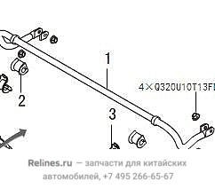 Stabilizer rod assy,RR - 29163***Z08A