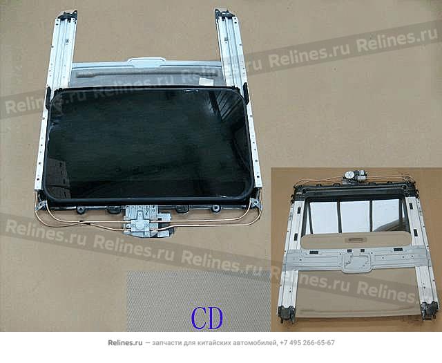 Sun roof assy - 570310***0-00CD