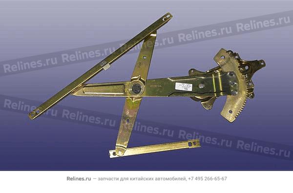 Glass regulator bracket-fr door LH