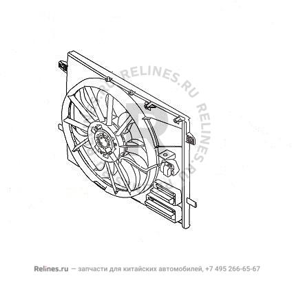 Вентилятор радиатора в сборе H2