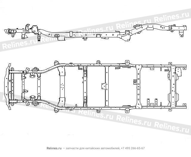 Frame weldment assy - 2801***P21