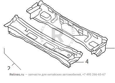 UPR section assy FR Wall