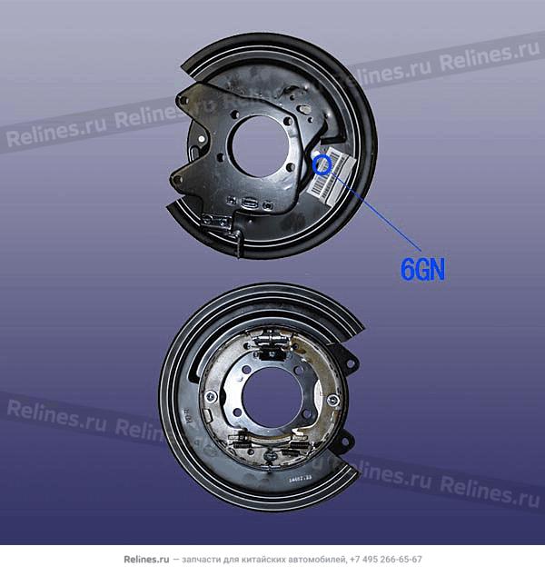 Тормозной механизм задний правый 6GN original - T11-6***02020