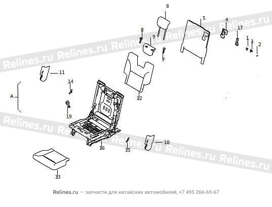 RR seat assy,LH