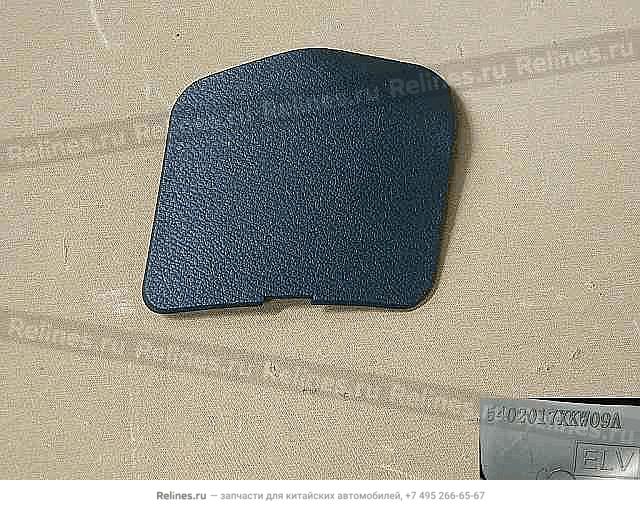 RR mounting point cover plate mid seat L - 540201***09A86