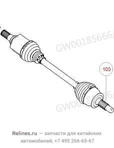 Полуось передняя левая - 23031***N11A