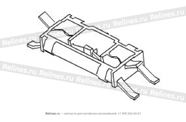 Clip seat roof trim clip