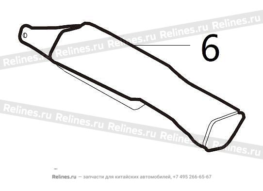 Roof air duct no.2,LH - 81231***V08A